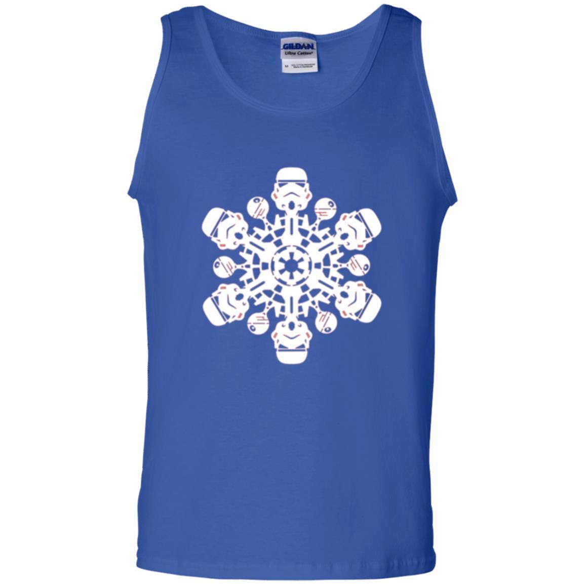 Film T-shirt Star Wars Stormtrooper Christmas Snowflake Graphic Royal
