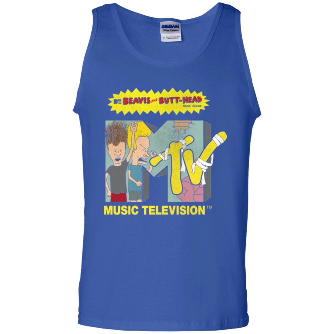 Mtv Logo T-shirt Beavis And Butt Head Royal