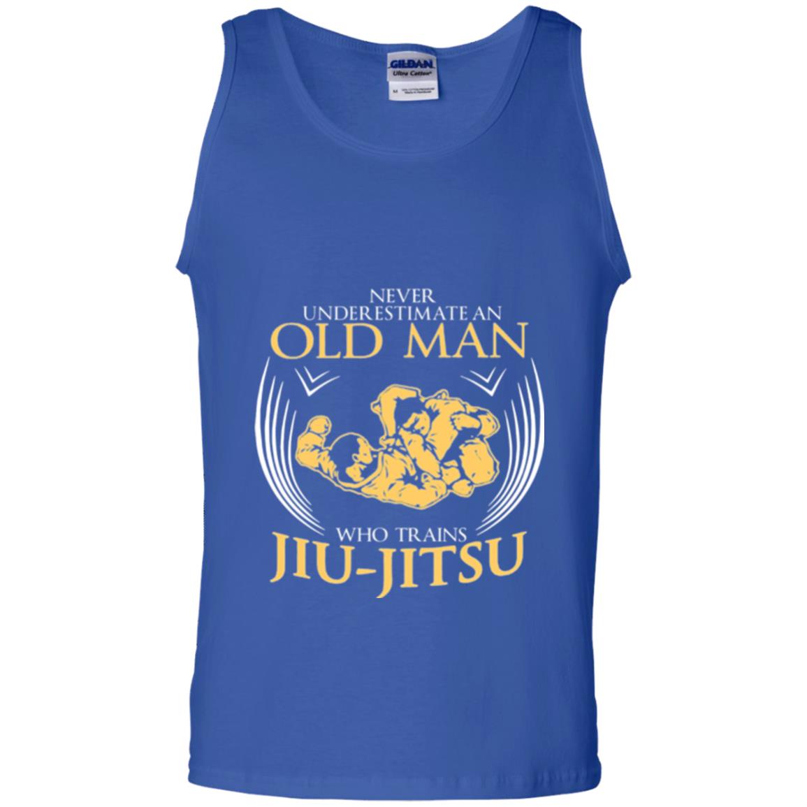 Old Man Who Trains Jiu Jitsu Jiu Jitsu T-shirt Royal