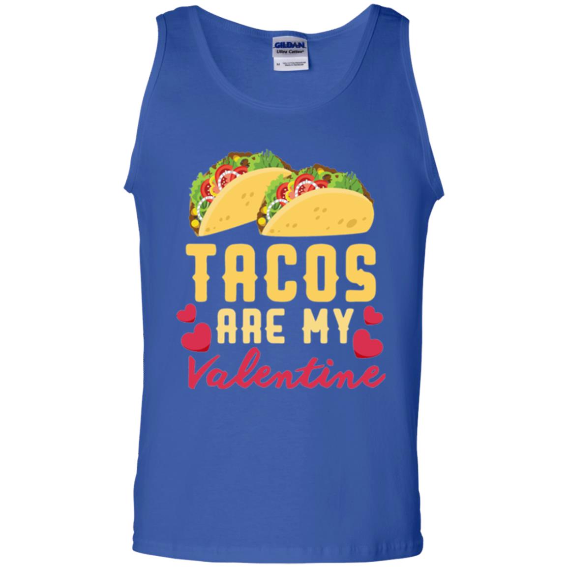 Funny Valentines Day Shirt Tacos Lovers Love Heart Gift Shirt Royal