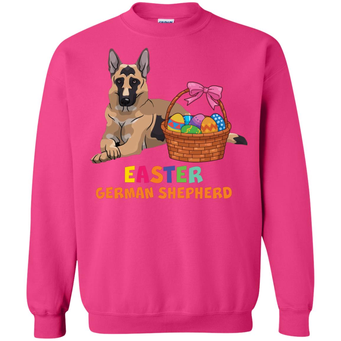 Easter German Shepherd Dog Lover T-shirt For Easter Heliconia