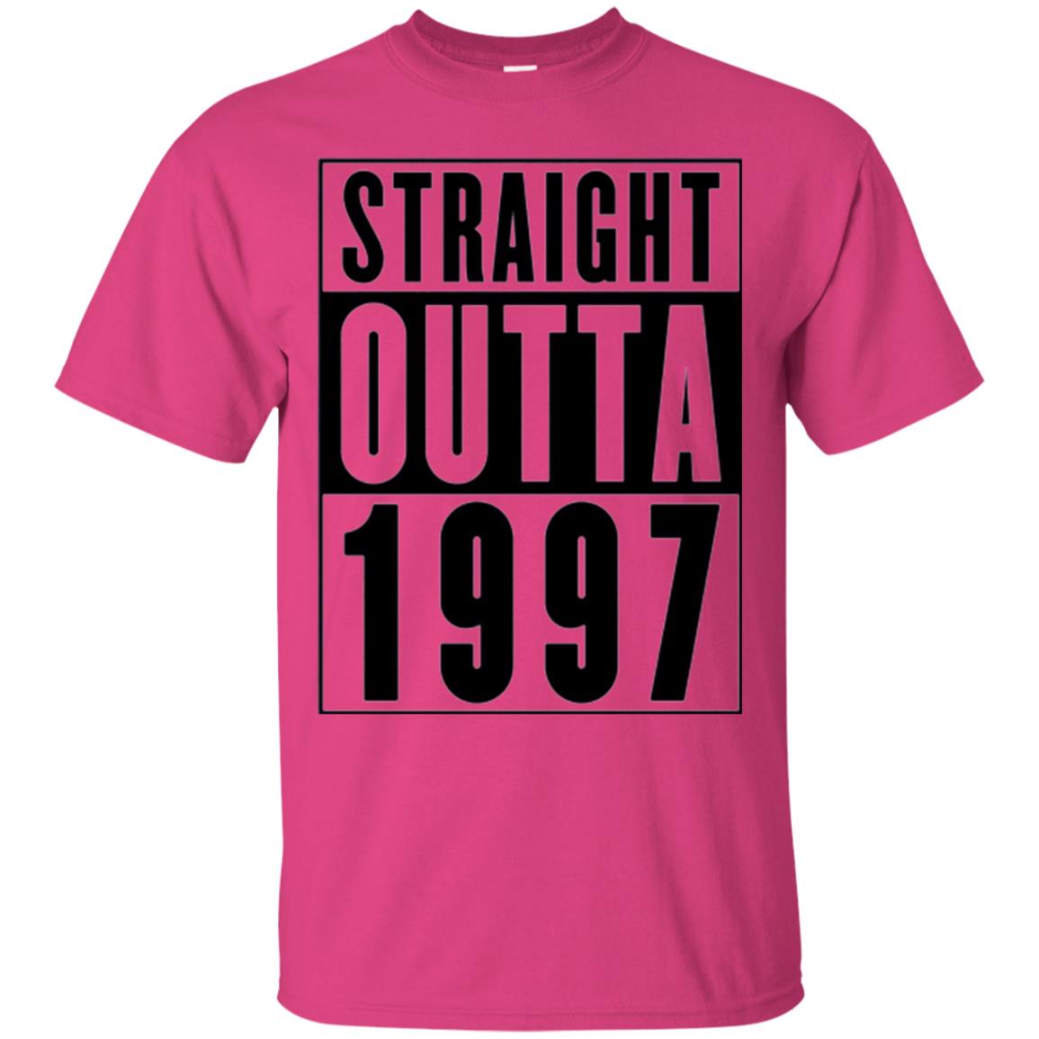 Straight Outta 1997 Cool 21st Birthday T-shirt Heliconia