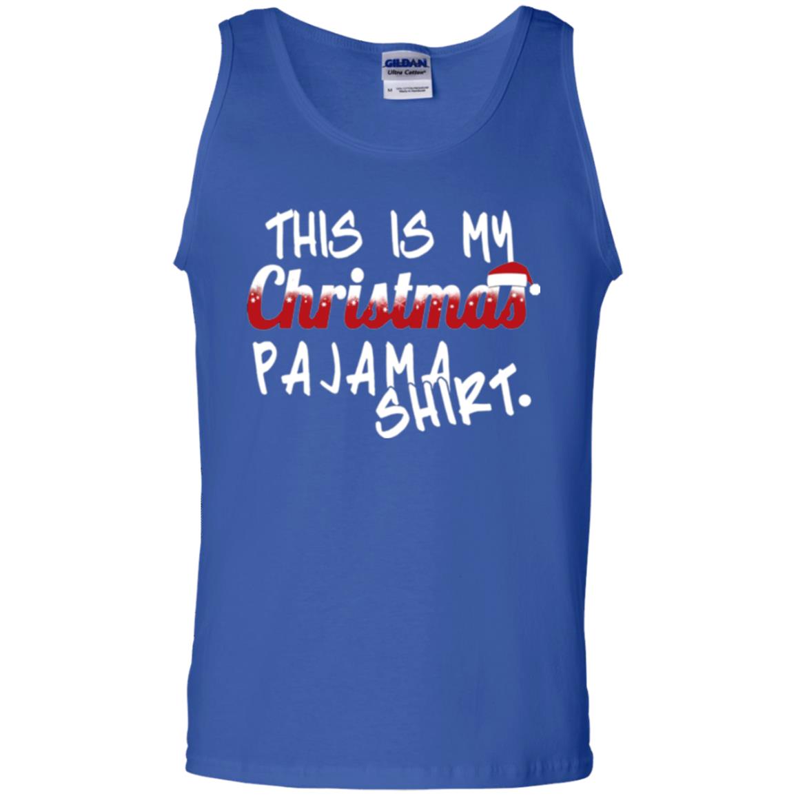 Christmas T-shirt This Is My Christmas Pajama Shirt Royal