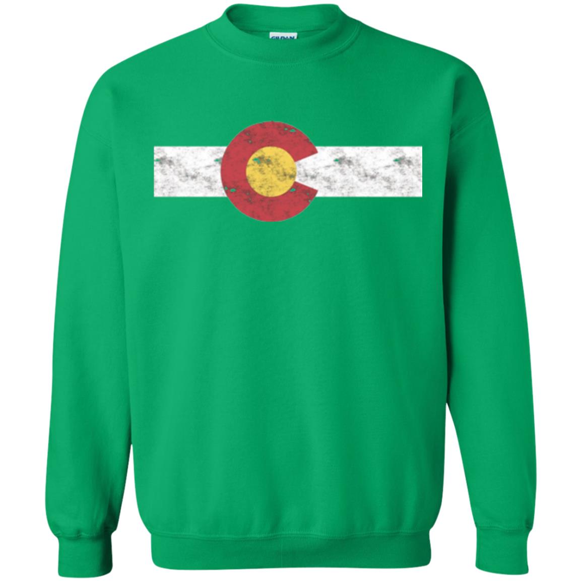 Colorado State Flag T-shirt Patriotic Colorado Day Irish Green