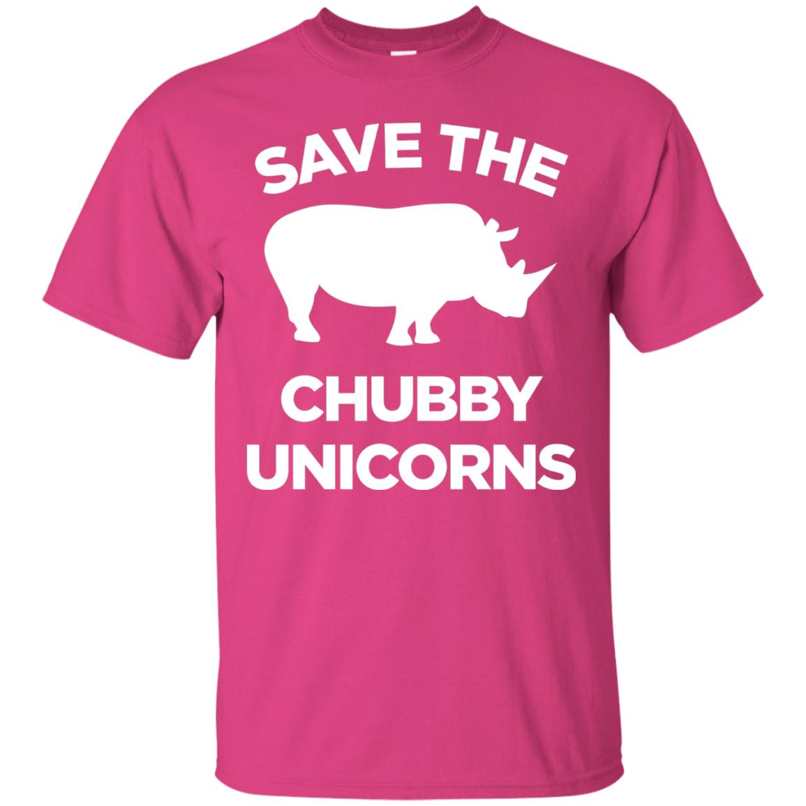 Save The Chubby Unicorns Funny Unicorn Lover T-shirt Heliconia