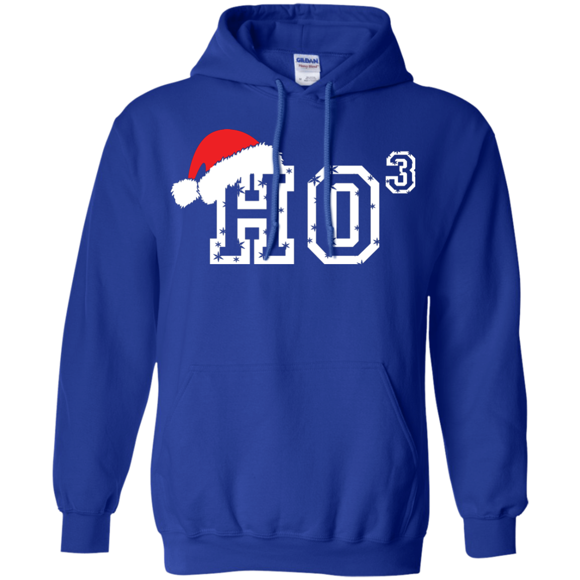 Christmas T-Shirt Ho Ho Ho Royal