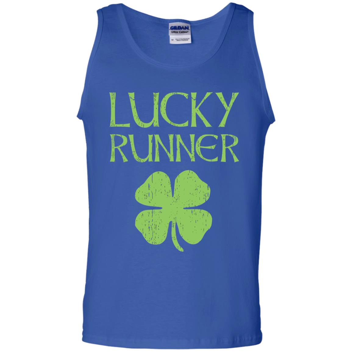 Irish Running Lucky Runners St. Patrick_s Day T-shirt Royal