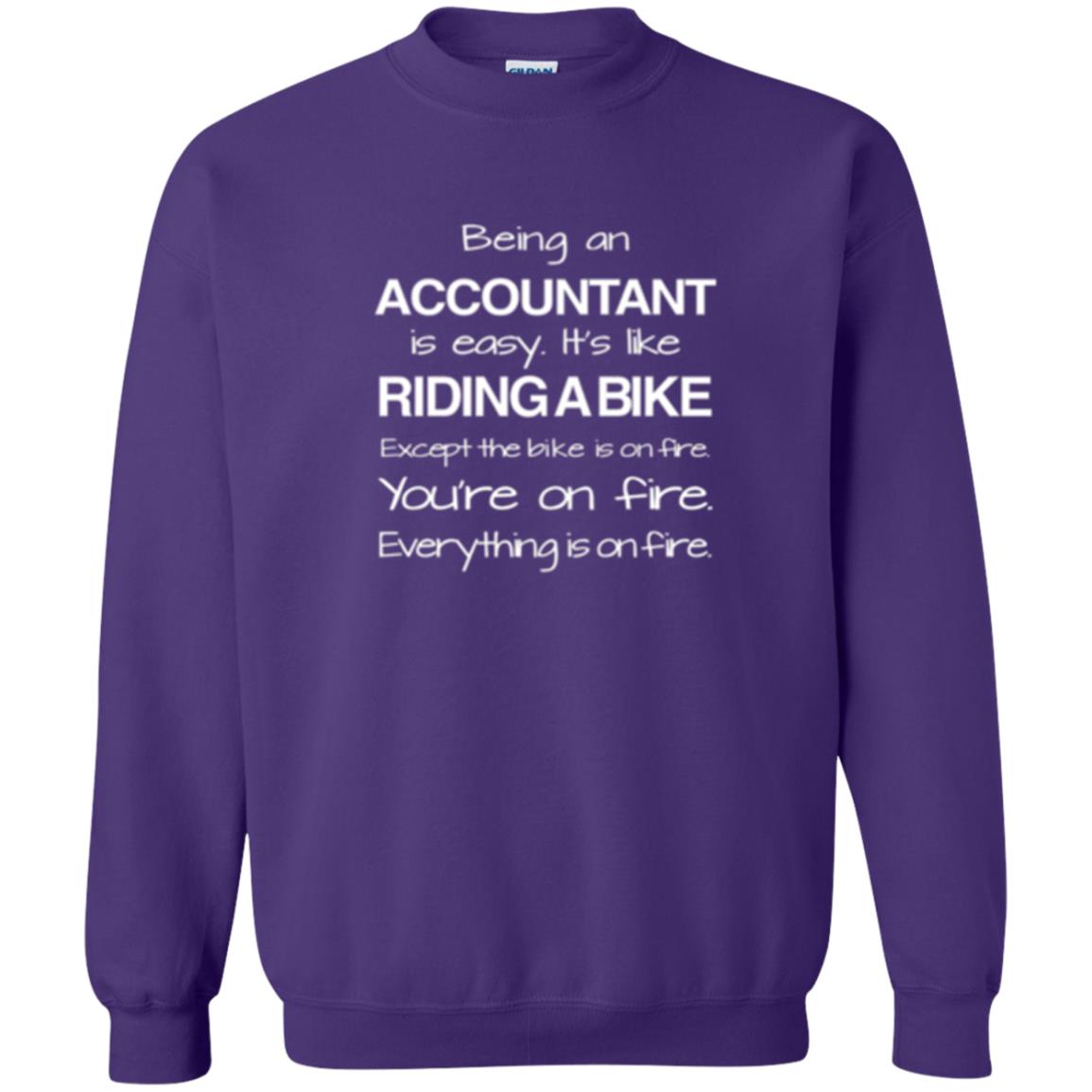 Cool Accountant T-shirt Being An Accountant Purple