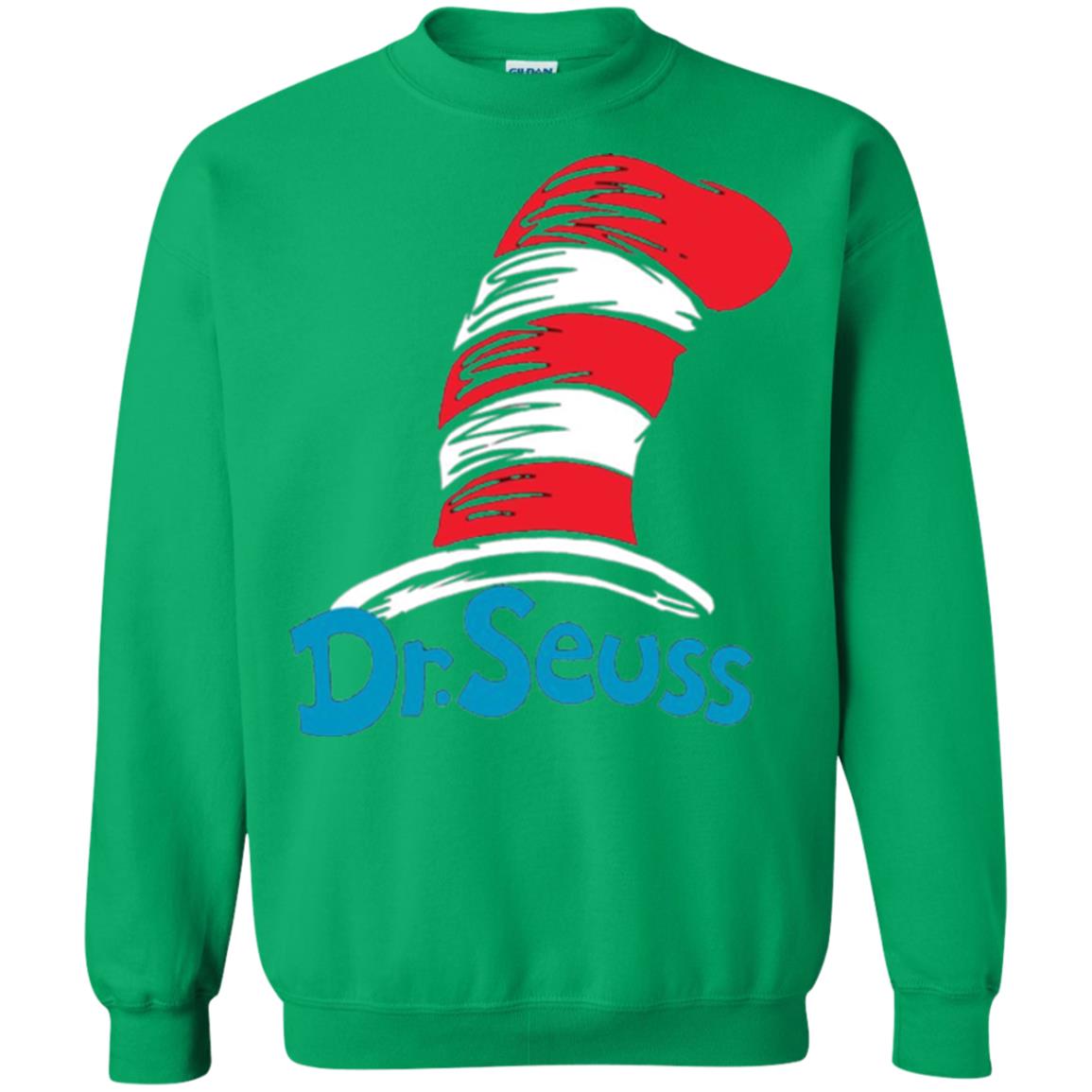 Film Lover T-shirt Dr. Seuss Hat T-shirt Irish Green