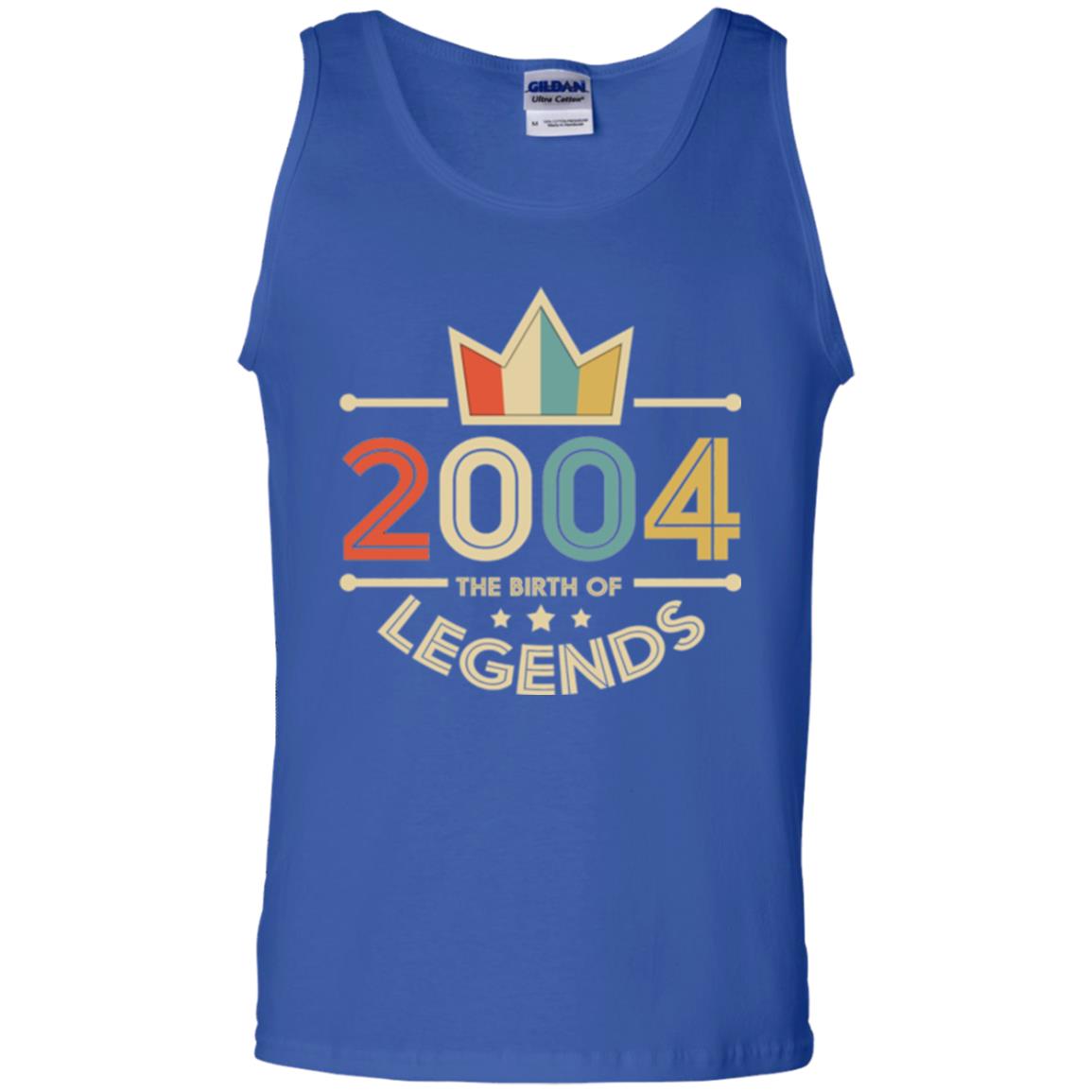 Brithday T-shirt Vintage 2004 The Birth Of Legends Royal