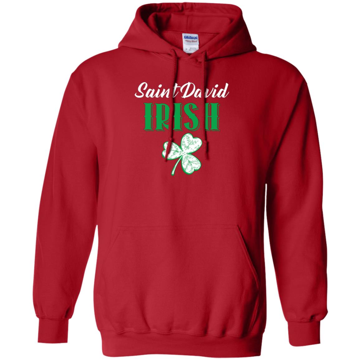 Saint Patrick's Day T-shirt Saint David Irish Red
