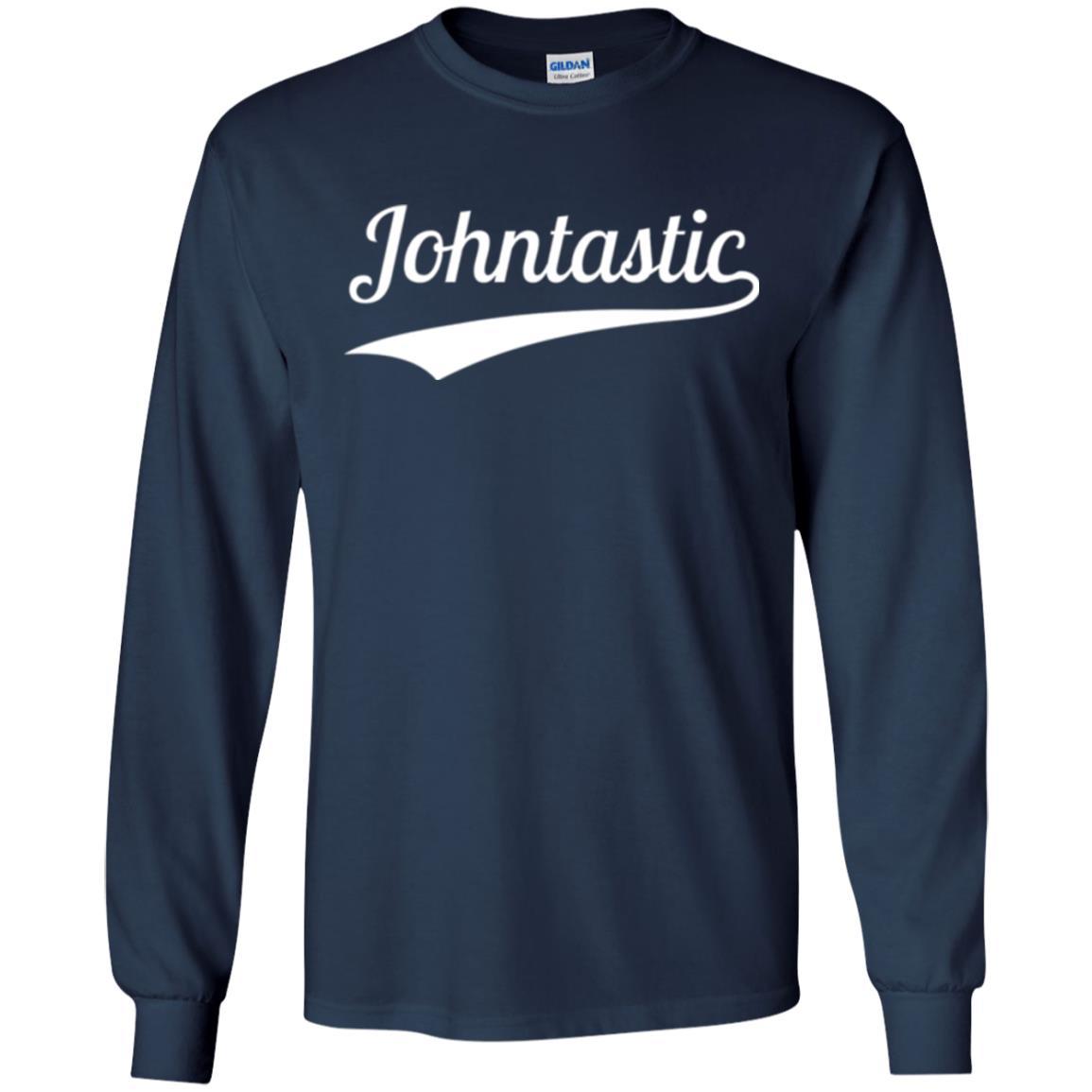 Funny John T-shirt Johntastic Navy