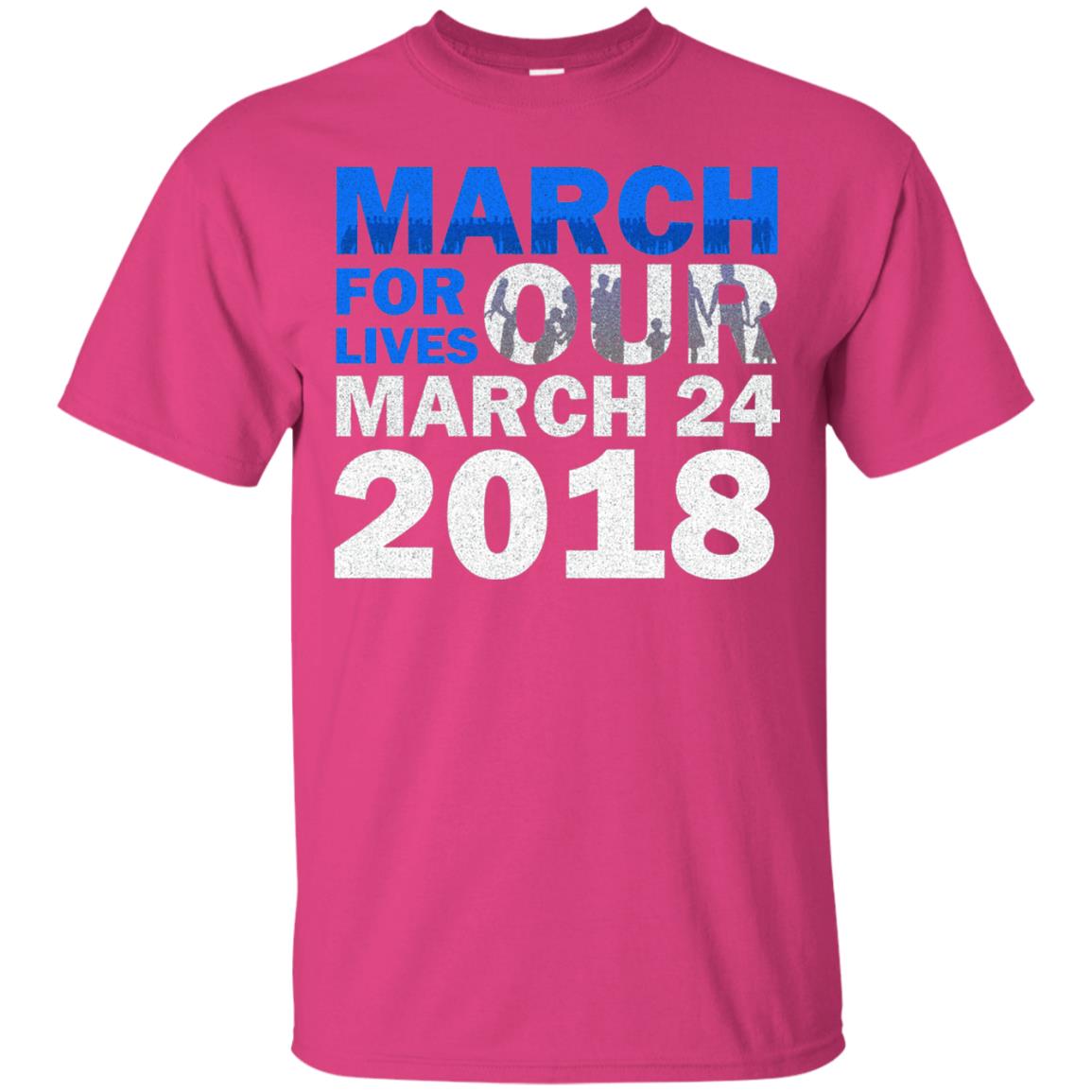 March For Lives March 24 2018 Gun Control T-shirt Heliconia