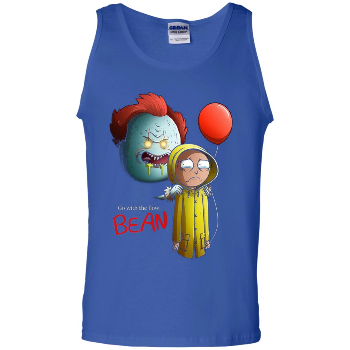 Go With The Flow It And Bean Horror Movie Shirt Royal