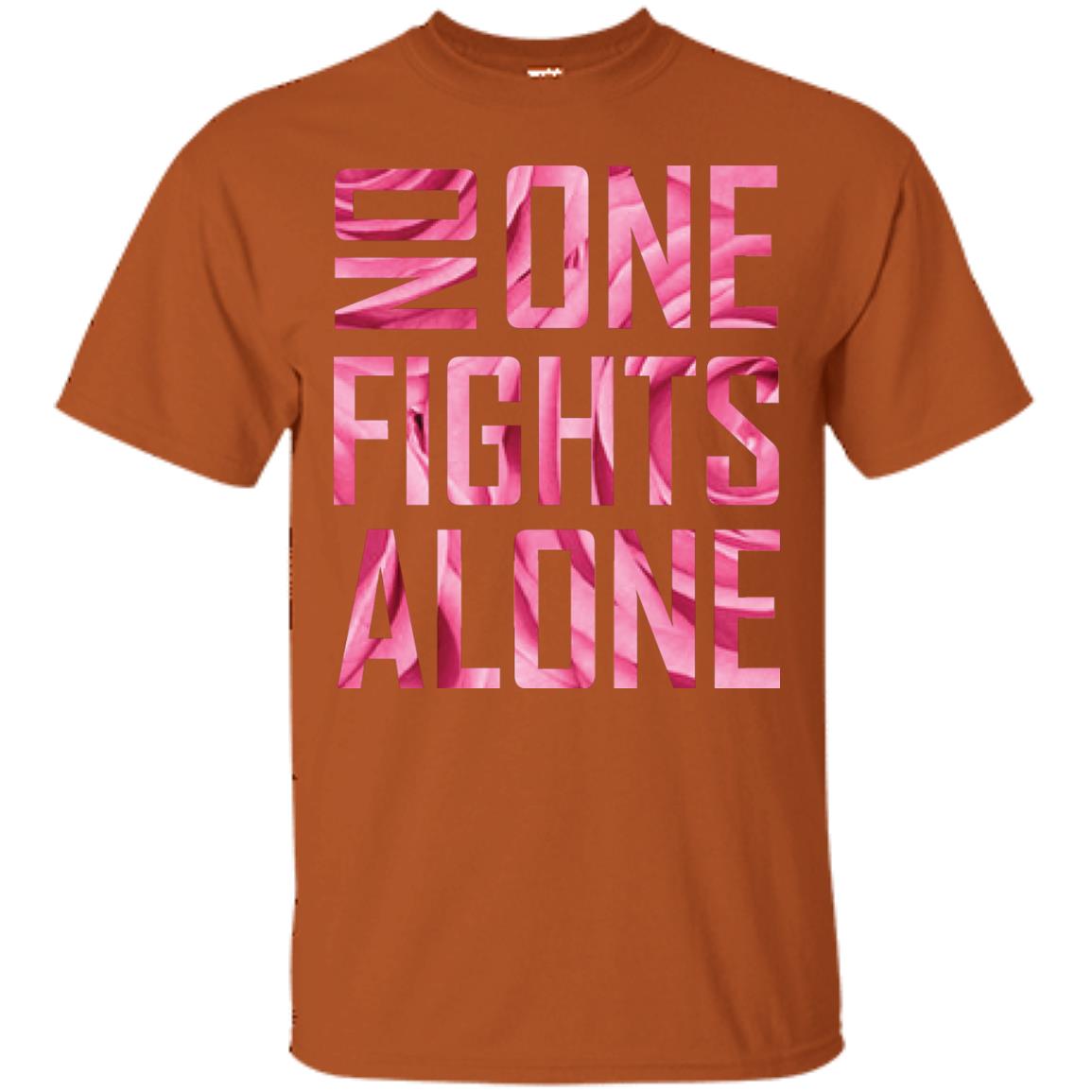 No One Fight Alone Shirt Texas Orange