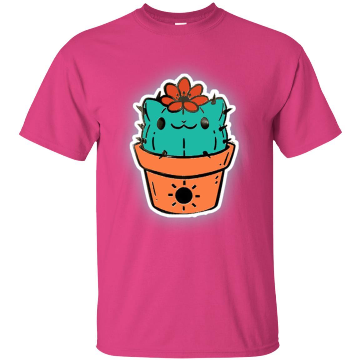 Cat Lover T-shirt Cactus Dog Catcus Heliconia