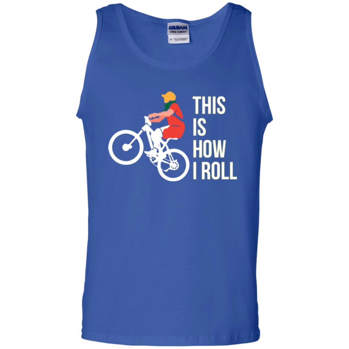 Bicycle T-shirt This Is How I Roll Royal