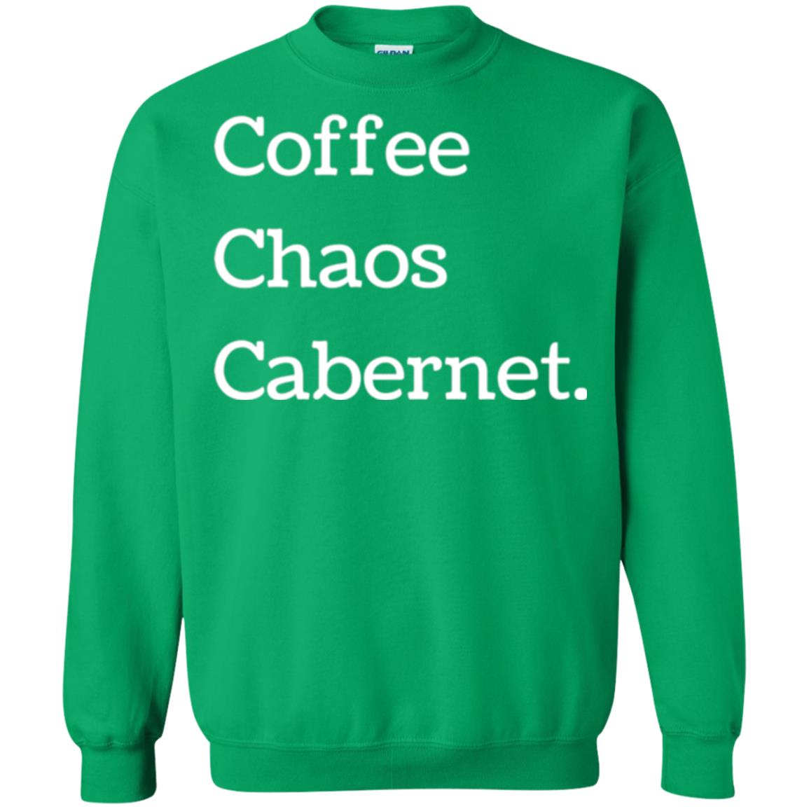 Coffee Chaos Cabernet T-shirt Irish Green