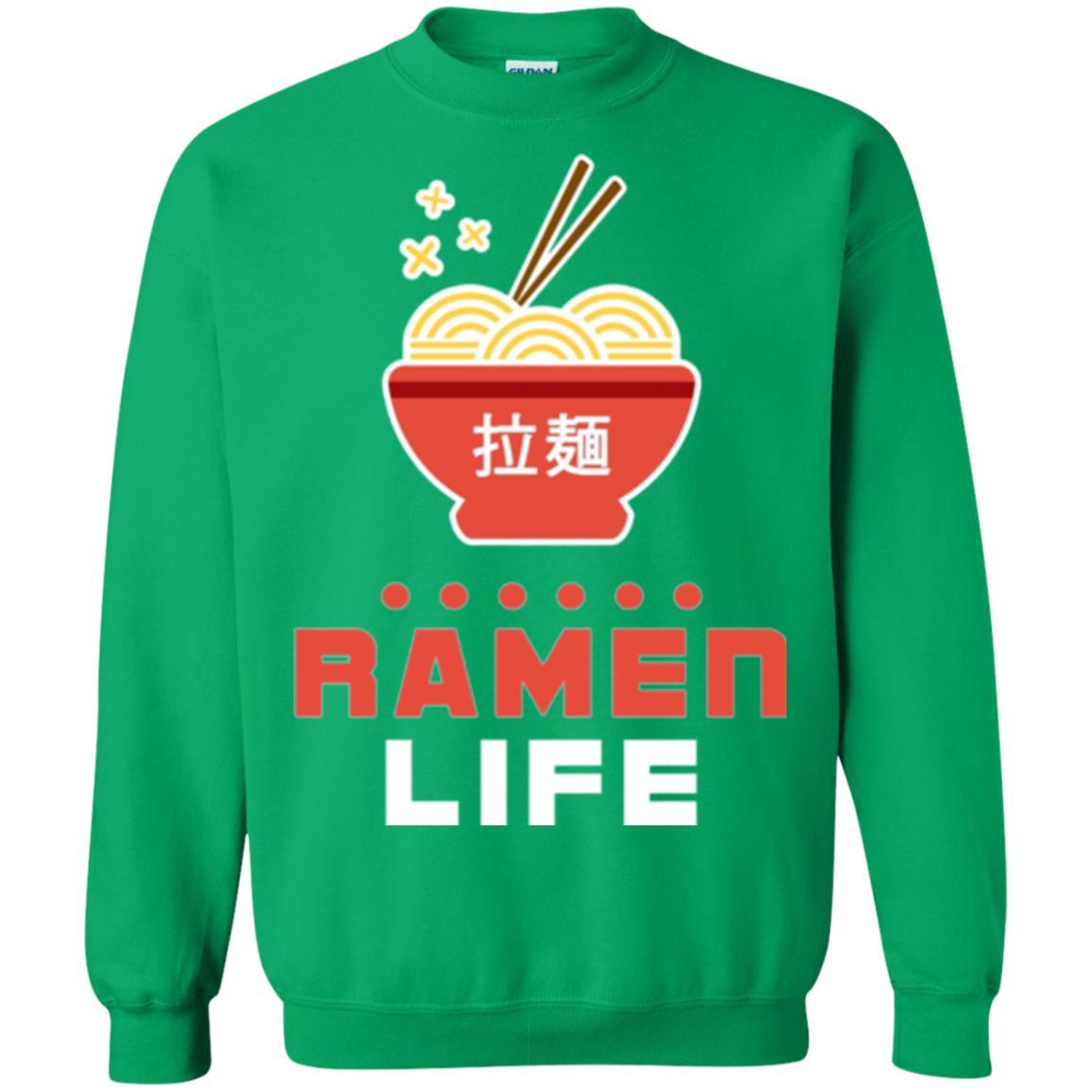 Tasty Anime Noodle Bowl T-shirt Ramen Life T-shirt Irish Green