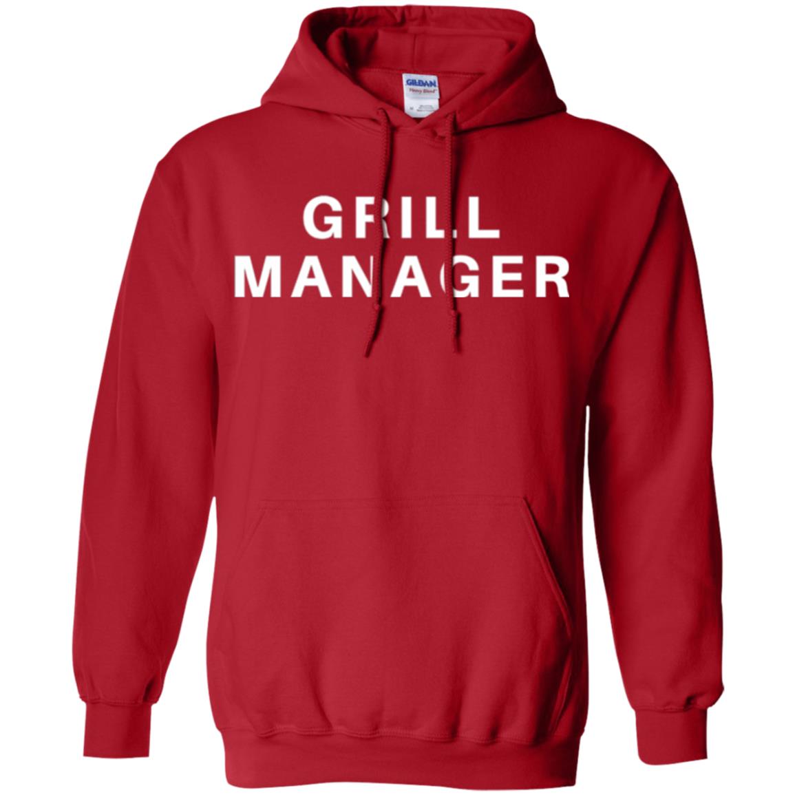 Cooking T-shirt Grill Manager Red