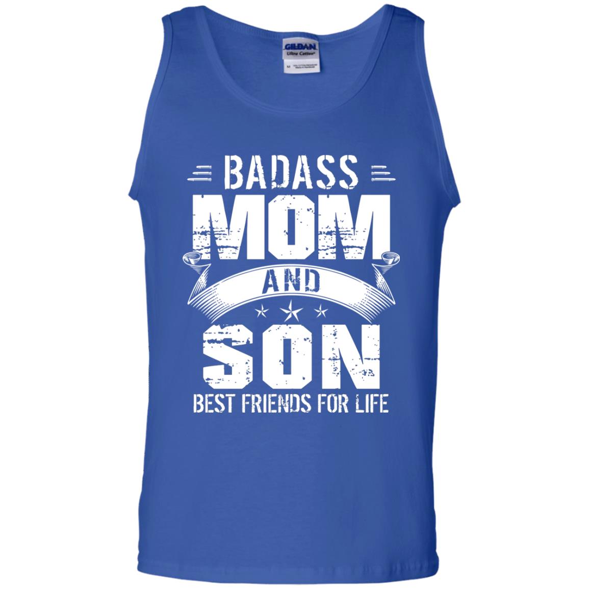 Badass Mom And Son Best Friends For Life Shirt Royal