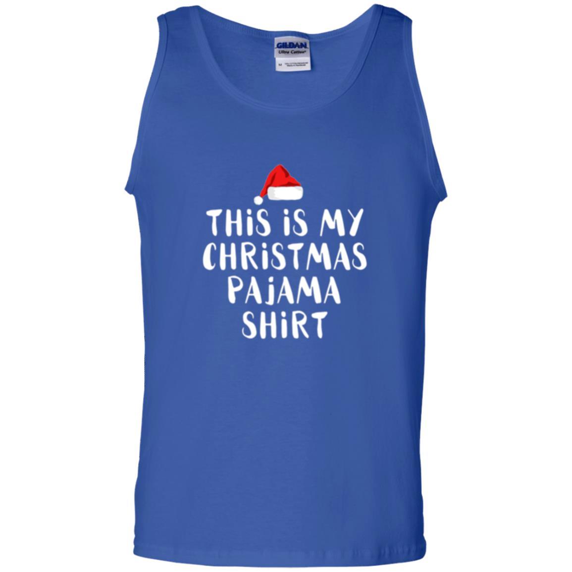 Christmas T-shirt This Is My Christmas Pajama Royal