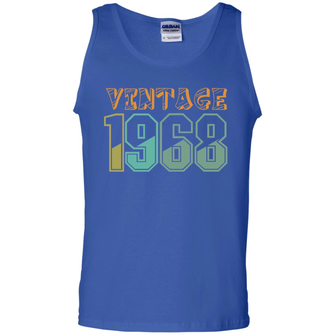 Vintage 1968 50th Birthday T-shirt Royal