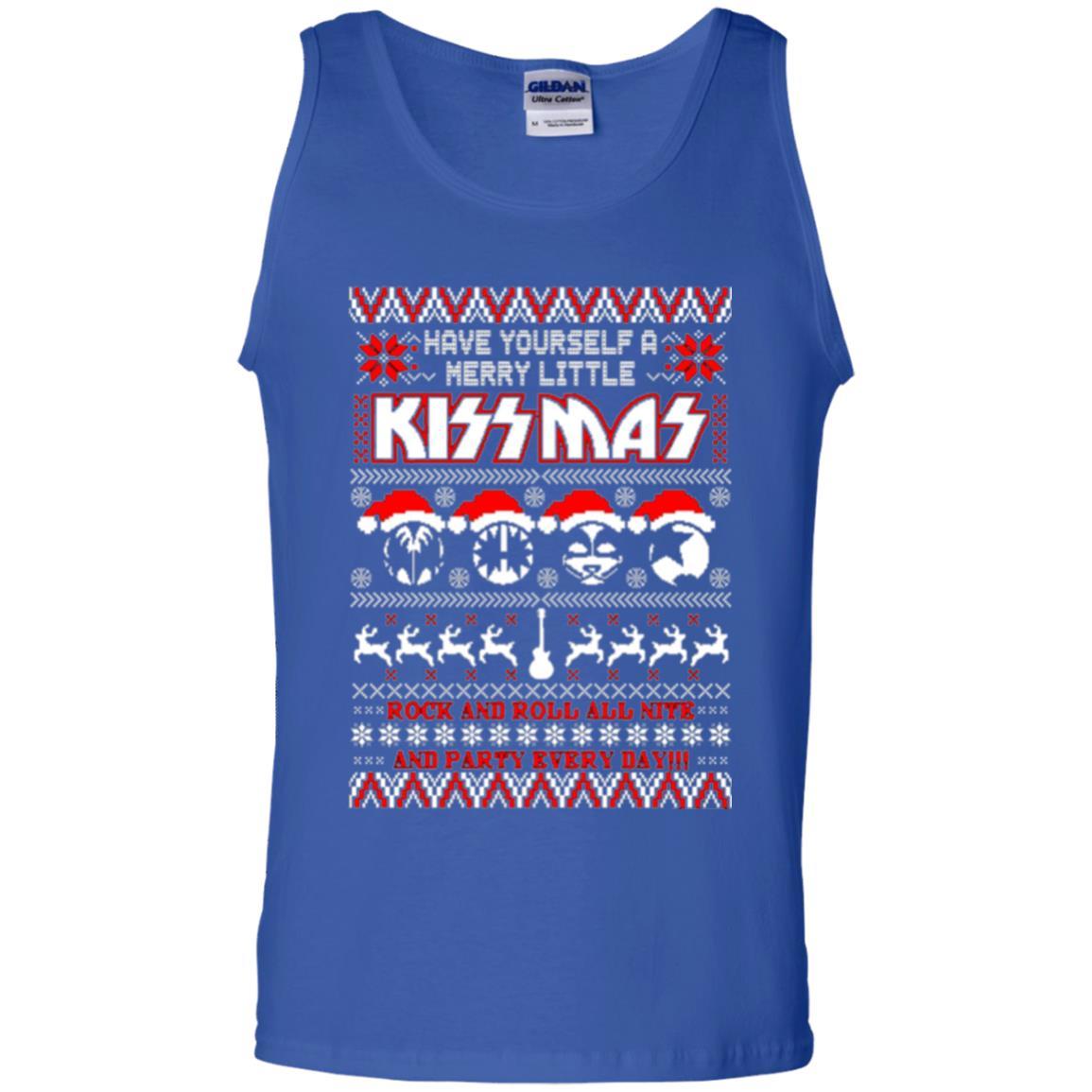 Christmas T-shirt Have Yourself A Merry Little Kissmas Royal