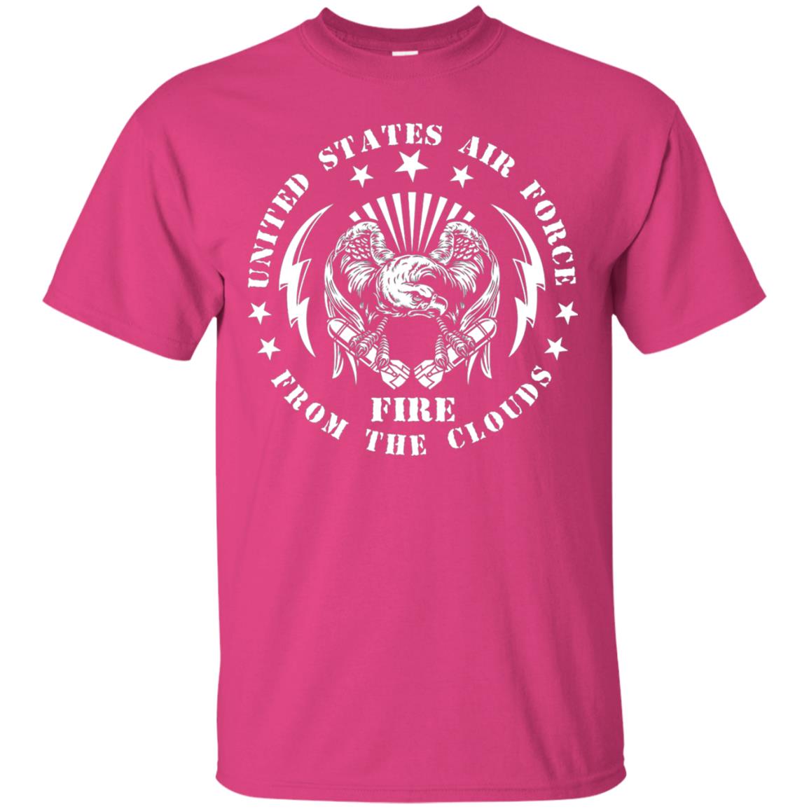 United States Air Force Fire From The Clouds Shirt Heliconia