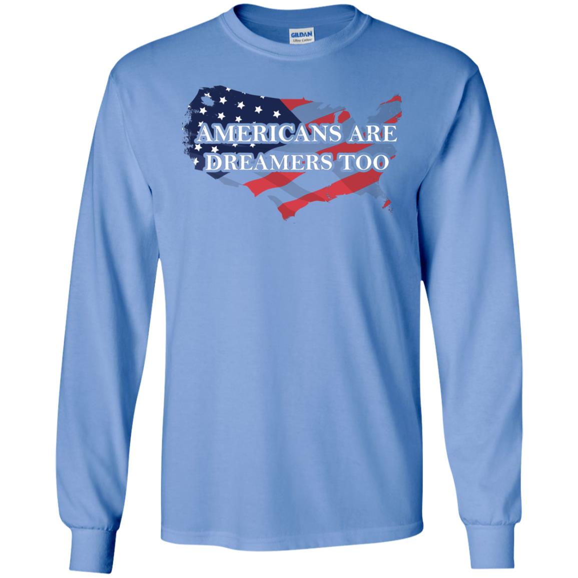 Americans Are Dreamers Too T-shirt Carolina Blue