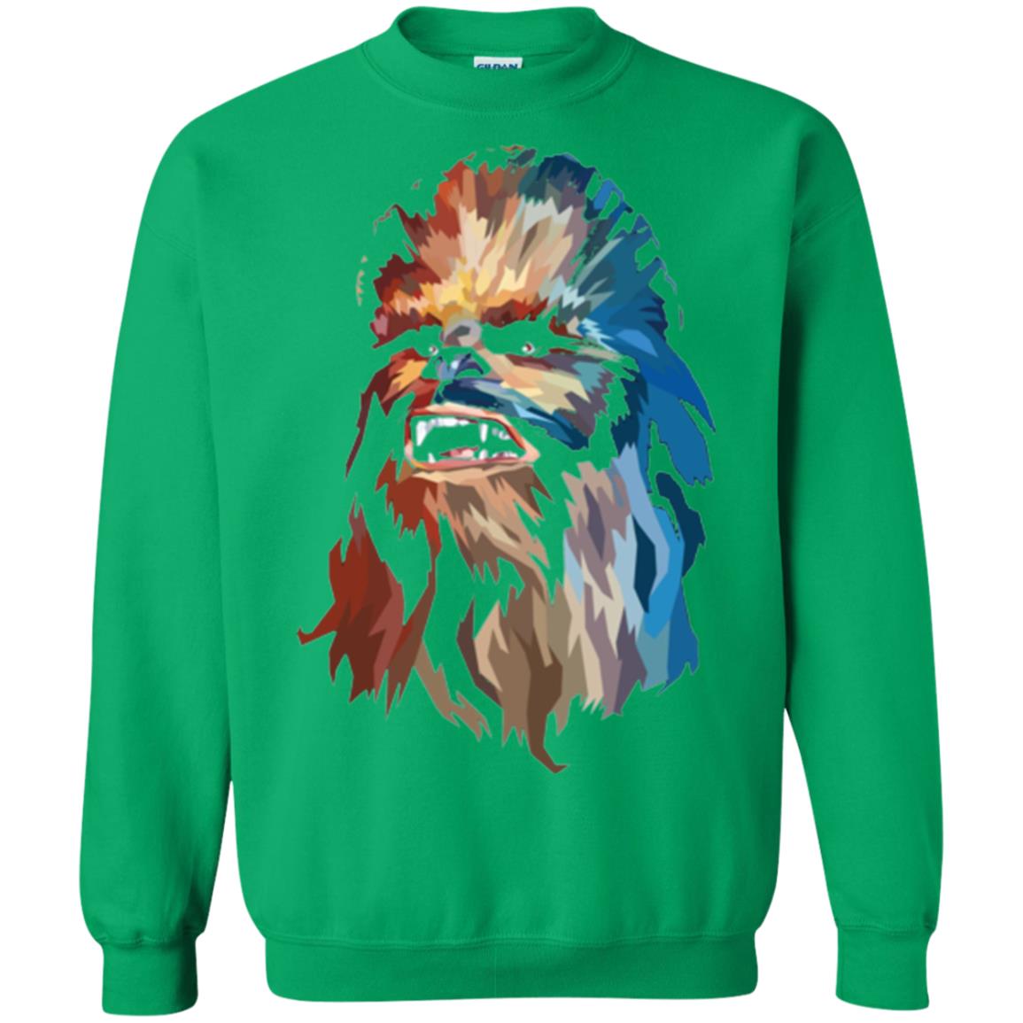 Chewbacca Art T-shirt Irish Green