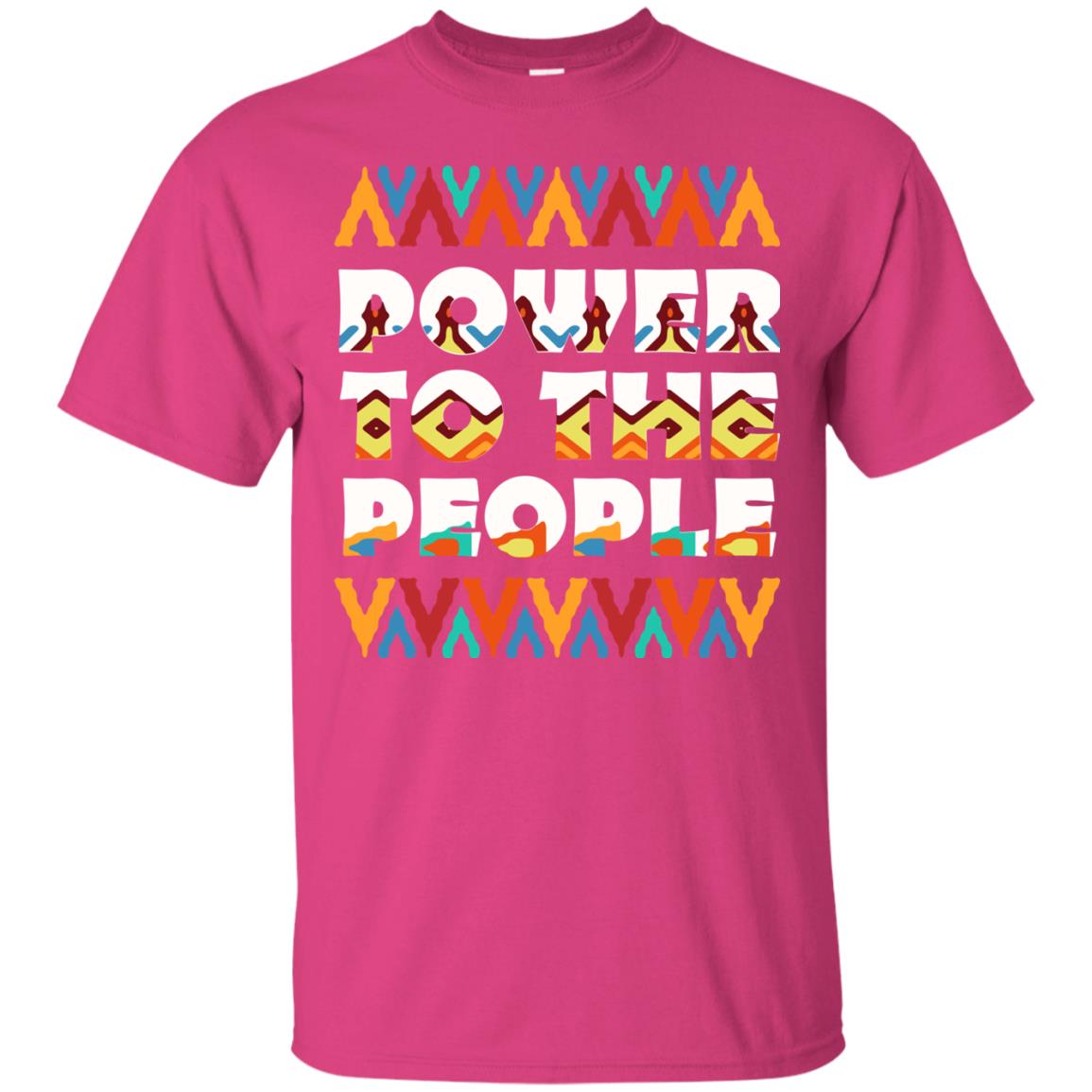 African American T-shirt Power To The People Heliconia