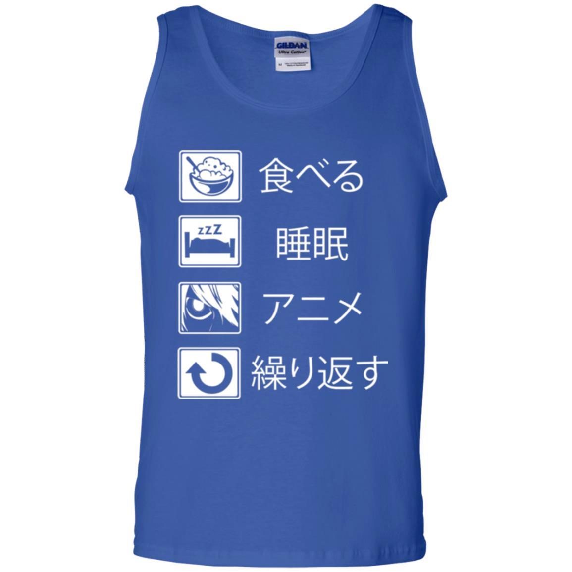 Anime Binge T-shirt Eat Sleep Anime Repeat Royal