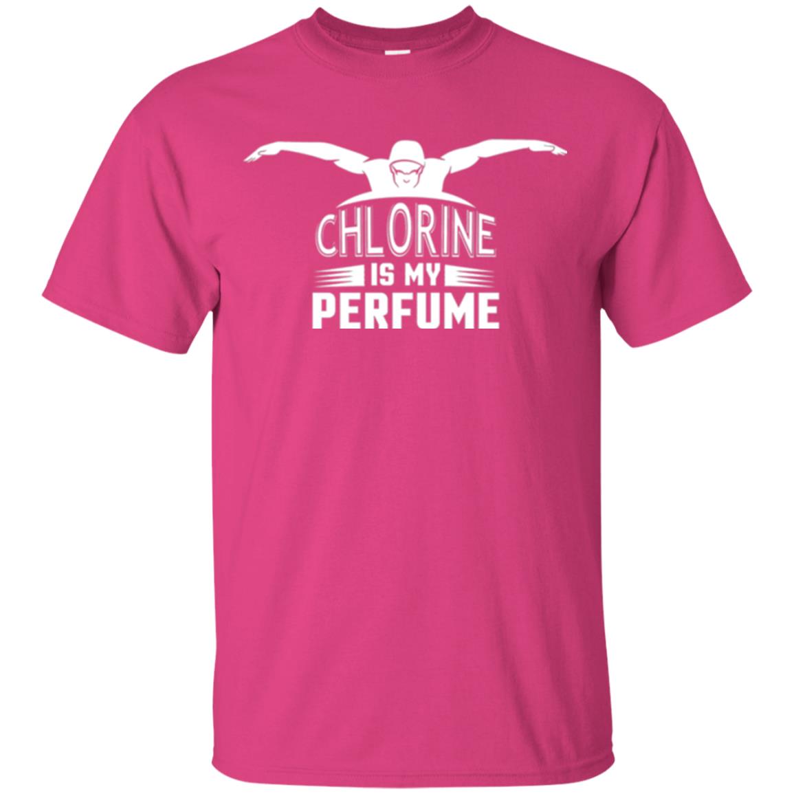 Swimmer T-shirt Chloring Is My Perfume T-shirt Heliconia