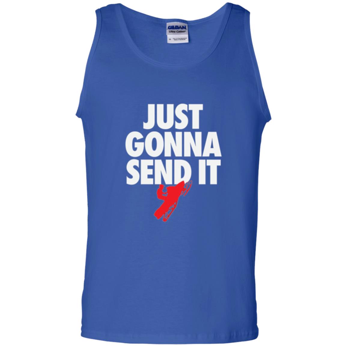 Snowmobile T-shirt Just Gonna Send It T-shirt Royal