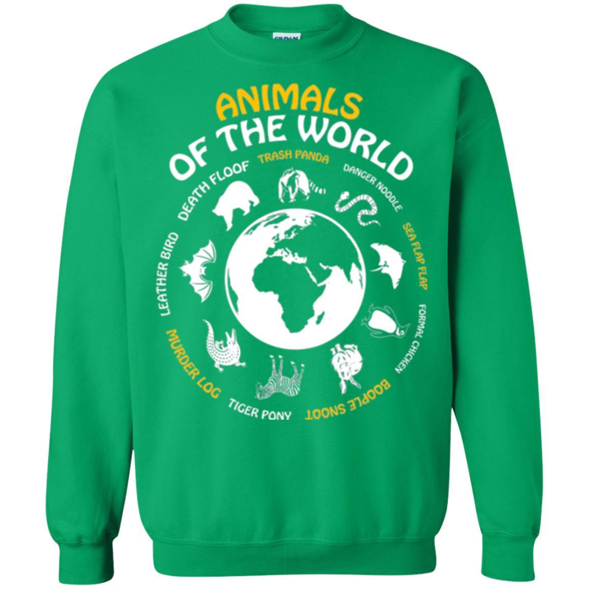 Rare Animals Of The World T-shirt Irish Green