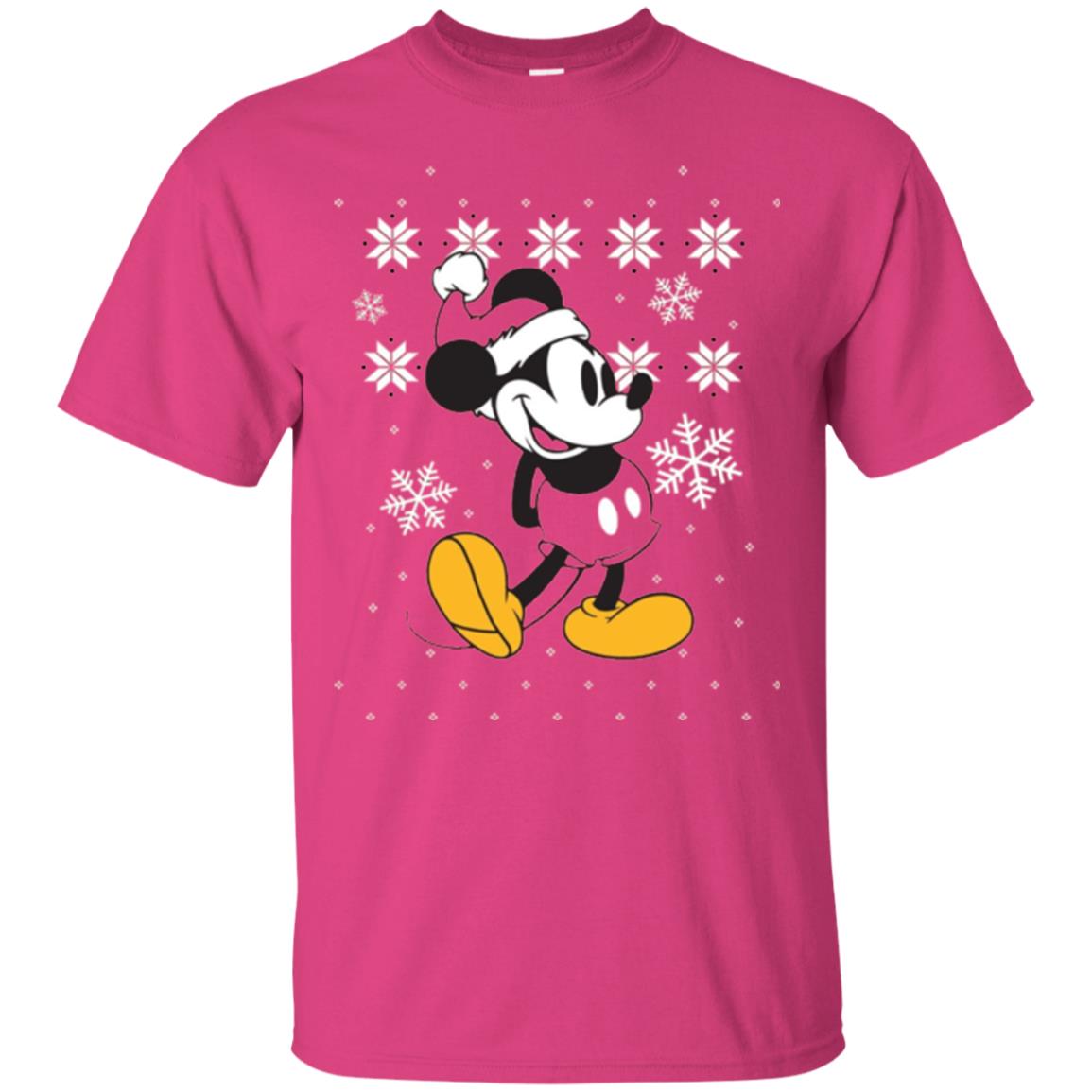 Christmas T-shirt Disney Mickey Mouse Heliconia