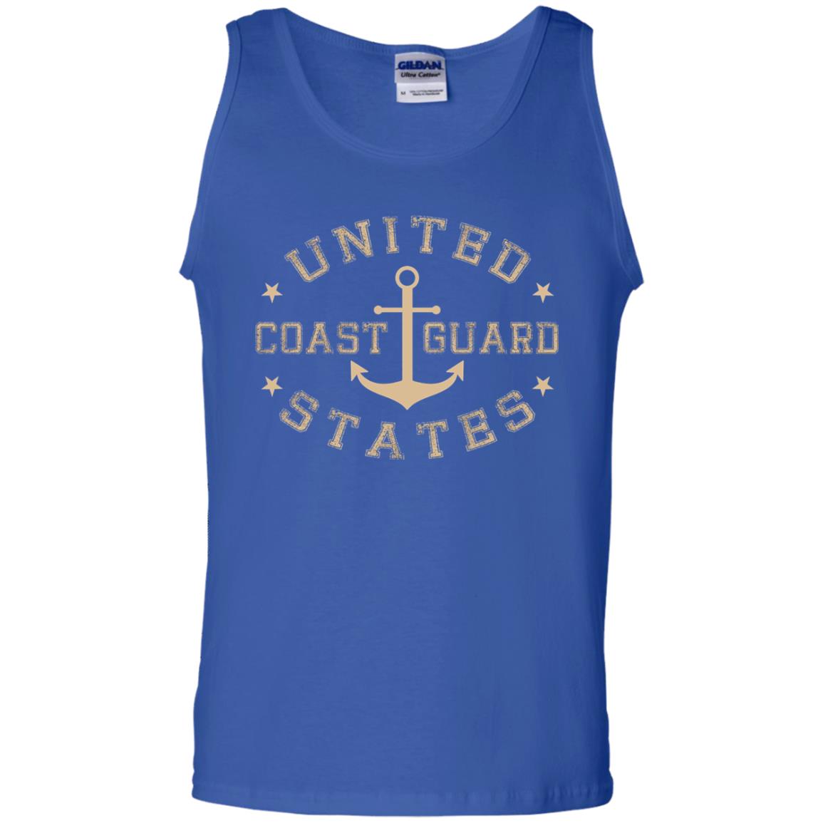 Coast Guard Birthday United States Anchor T-shirt Royal