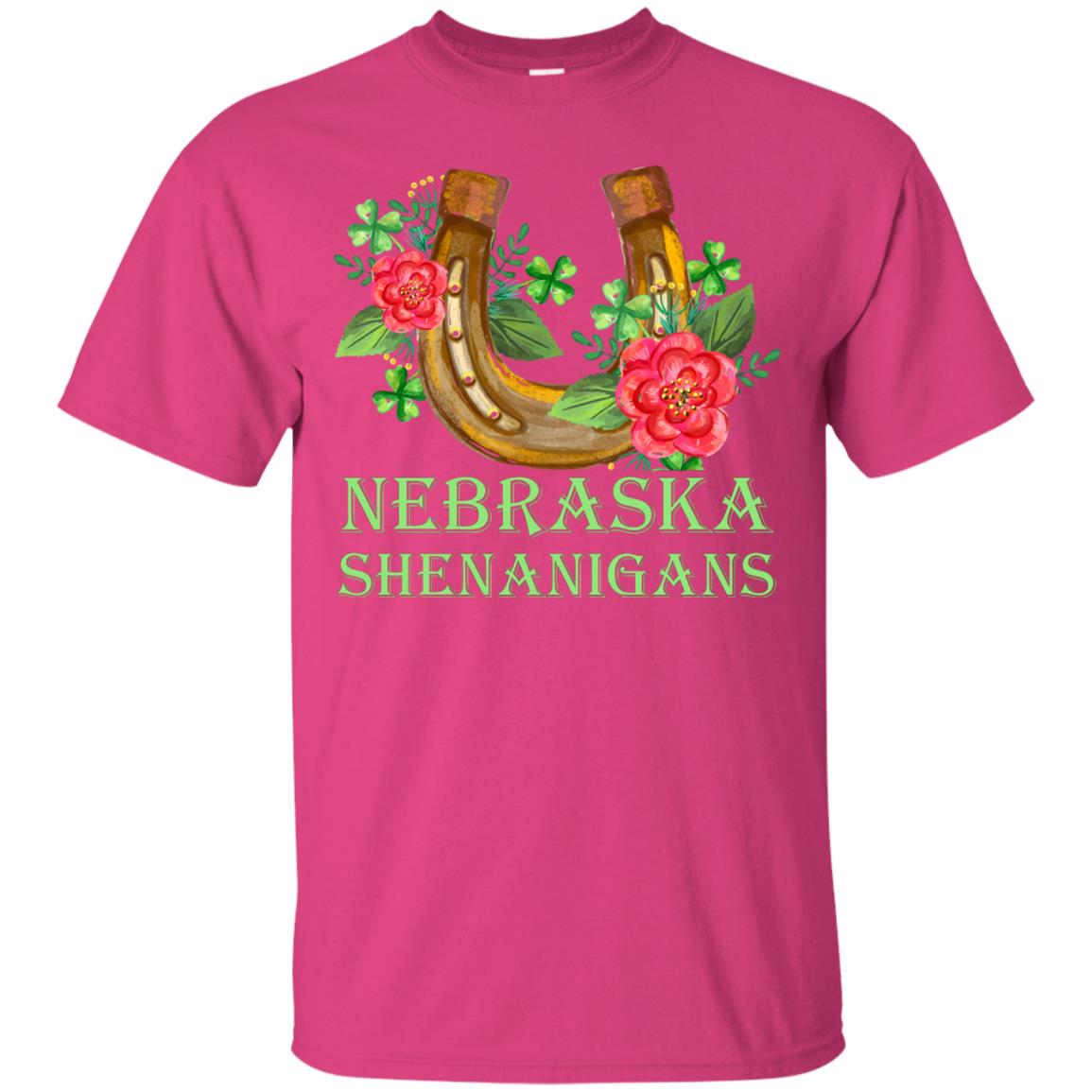 Horse Lover T-shirt Nebraska Shenanigans Heliconia