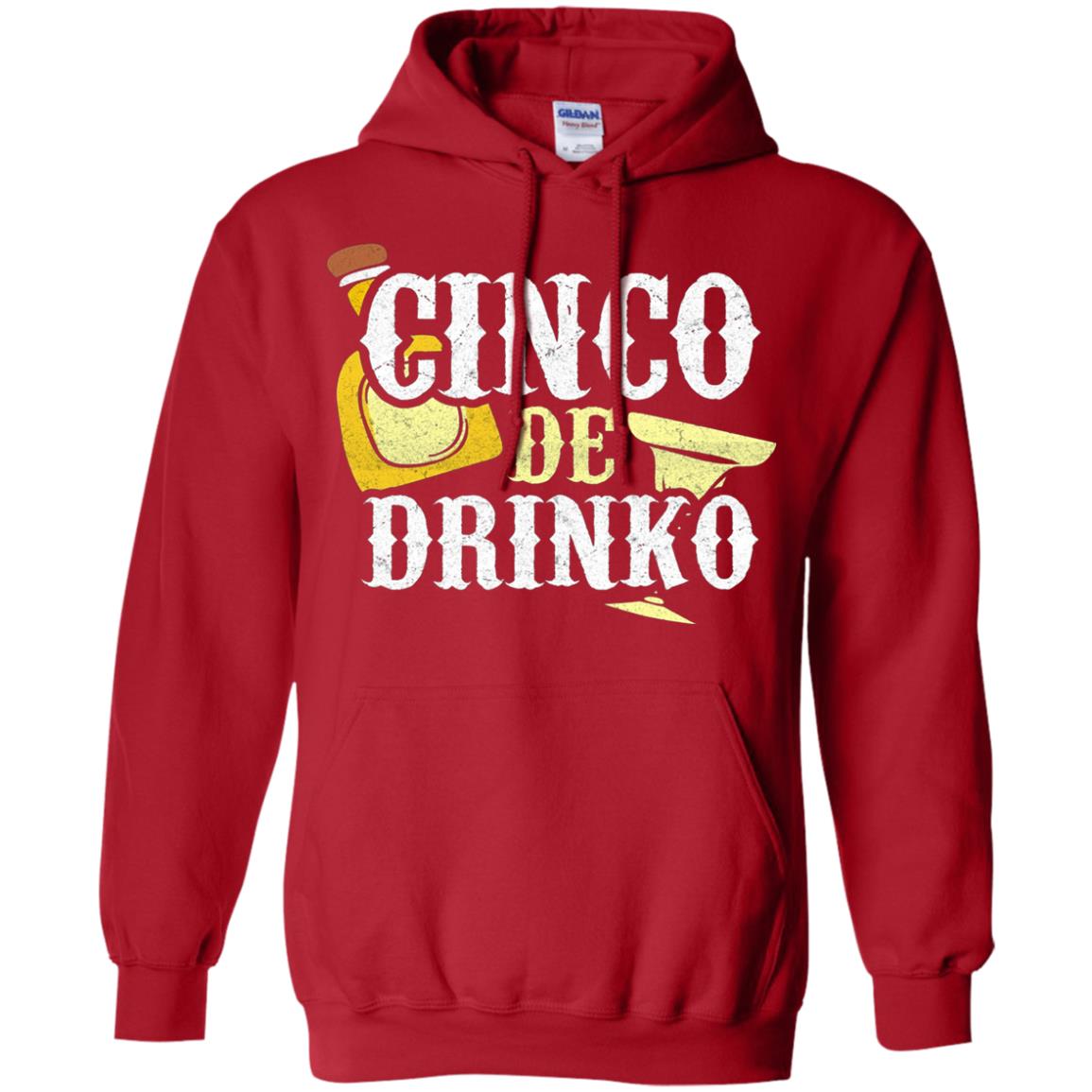 Cinco De Mayo Drinko Celebration T-shirt Red