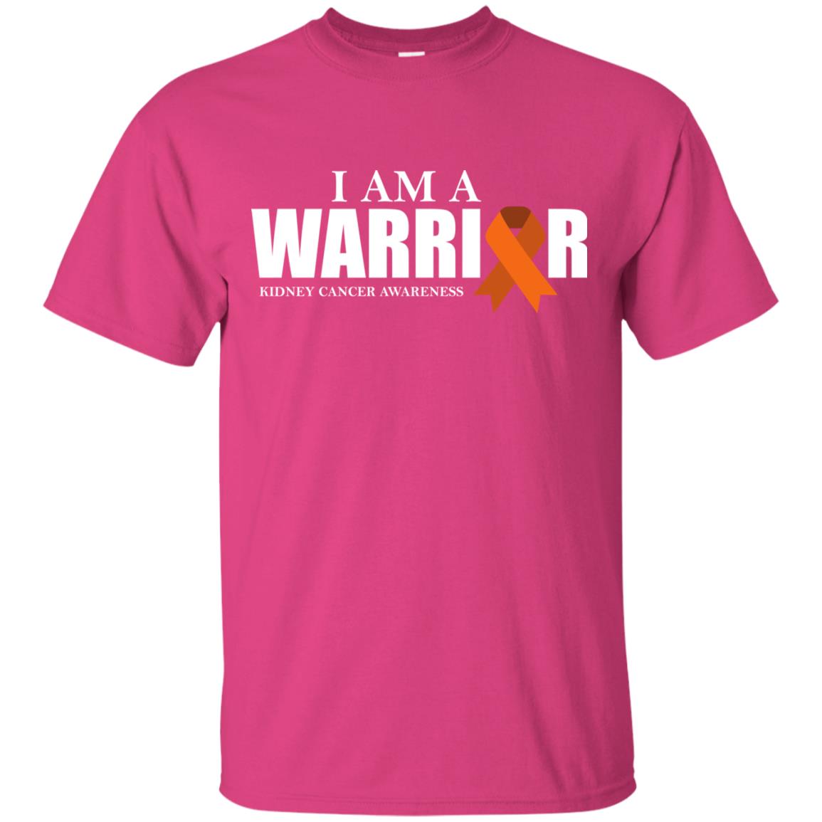 Kidney Cancer Awareness T-shirt I Am A Warrior Kidney Cancer Awareness Heliconia