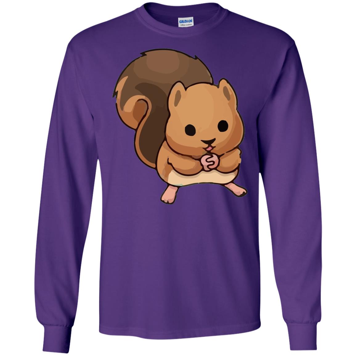 Cute Squirrel Graphic T-shirt Purple