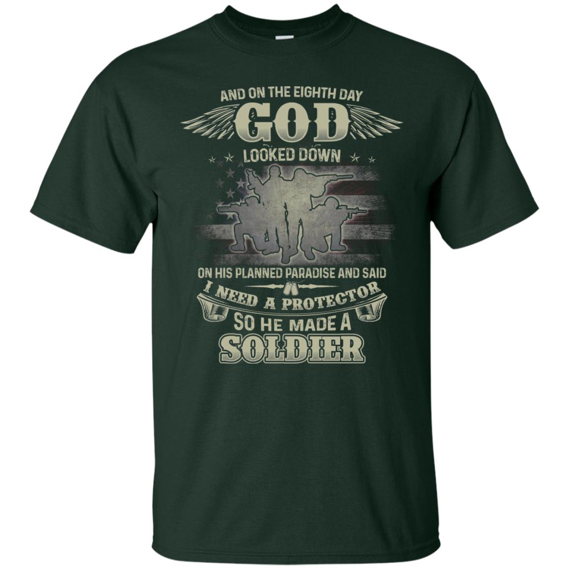 And On The Eighth Day God Looked Down On His Planned Paradise And Said I Need A Protector So He Made A Soldier Forest