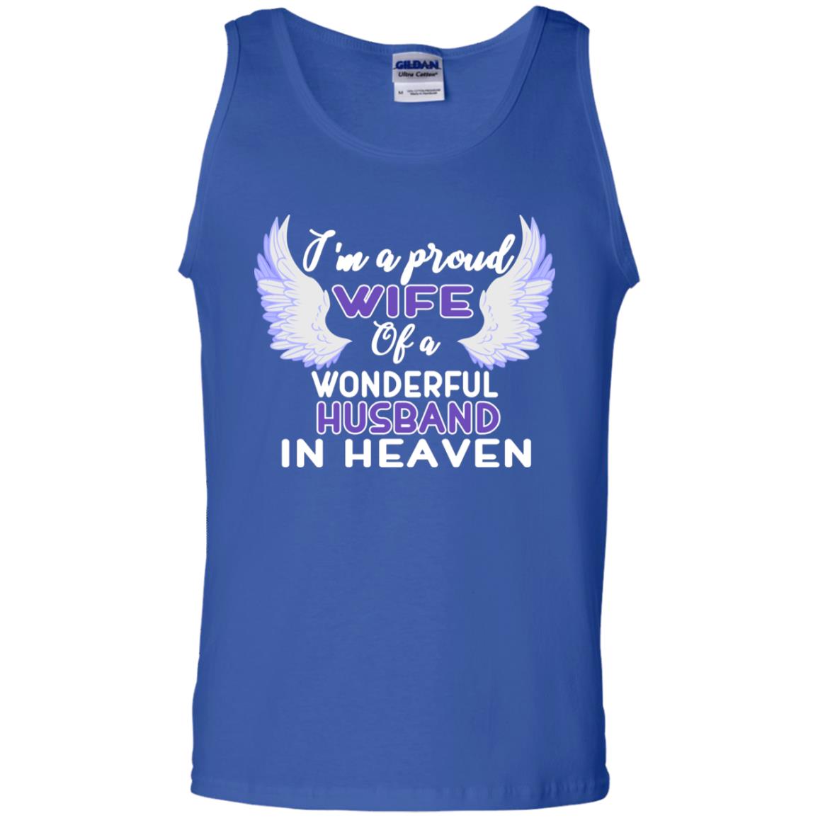 I'm A Proud Wife Of A Wonderful Husband In Heaven Best Shirt For Wife Royal