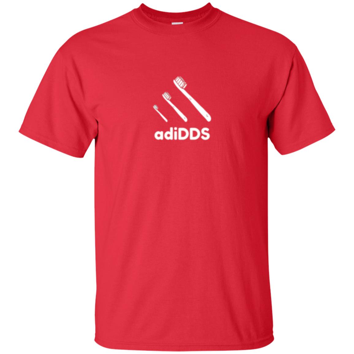 Dentist T-shirt Tooth Brush Adidds T-shirt Red