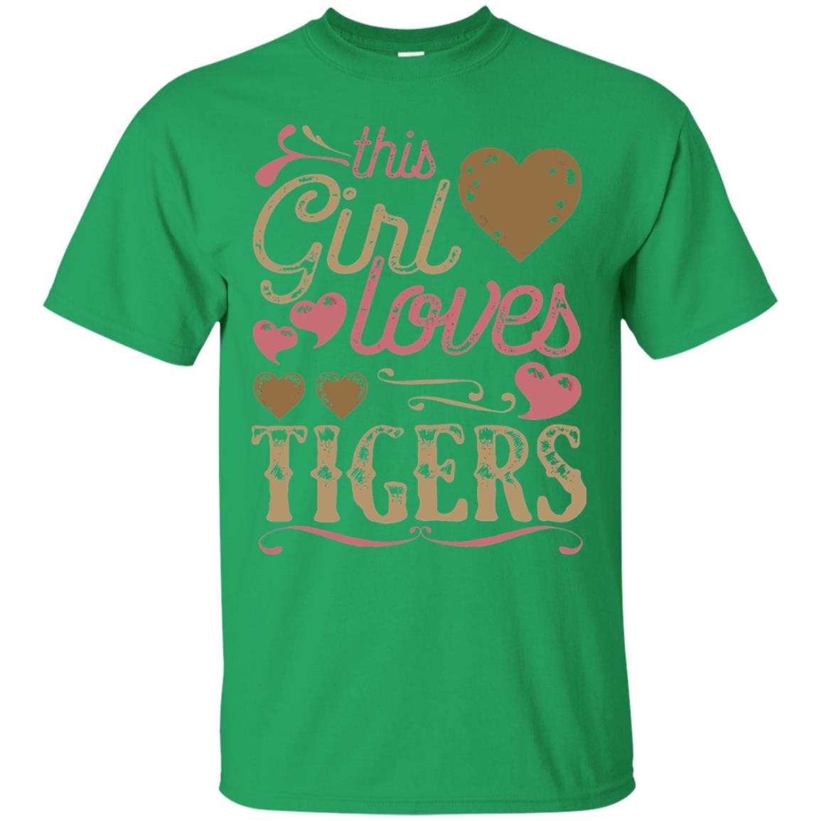 Tigers Shirt This Girls Love Tiger Irish Green
