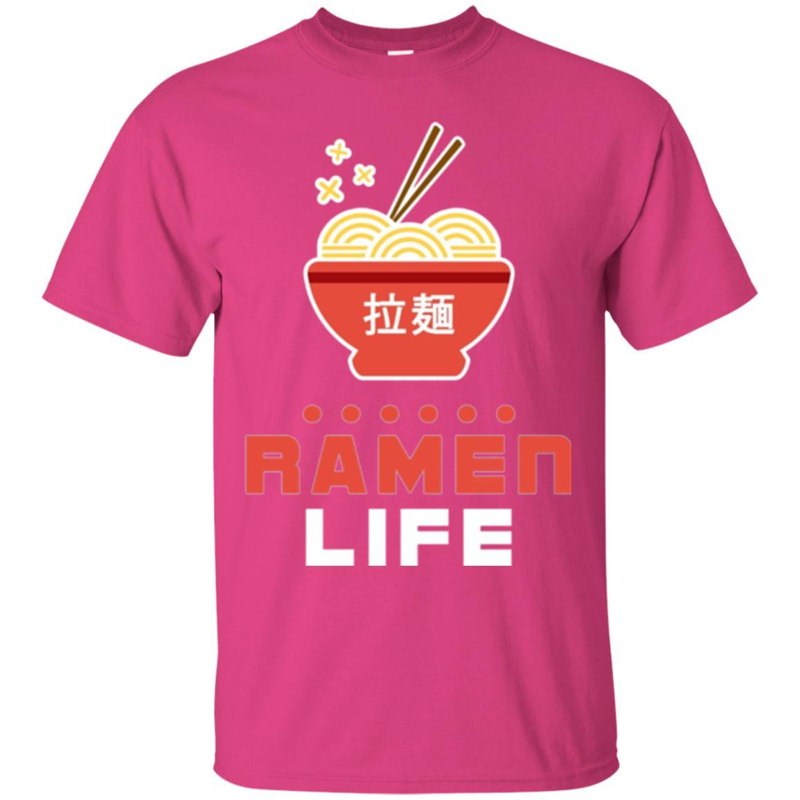 Tasty Anime Noodle Bowl T-shirt Ramen Life T-shirt Heliconia