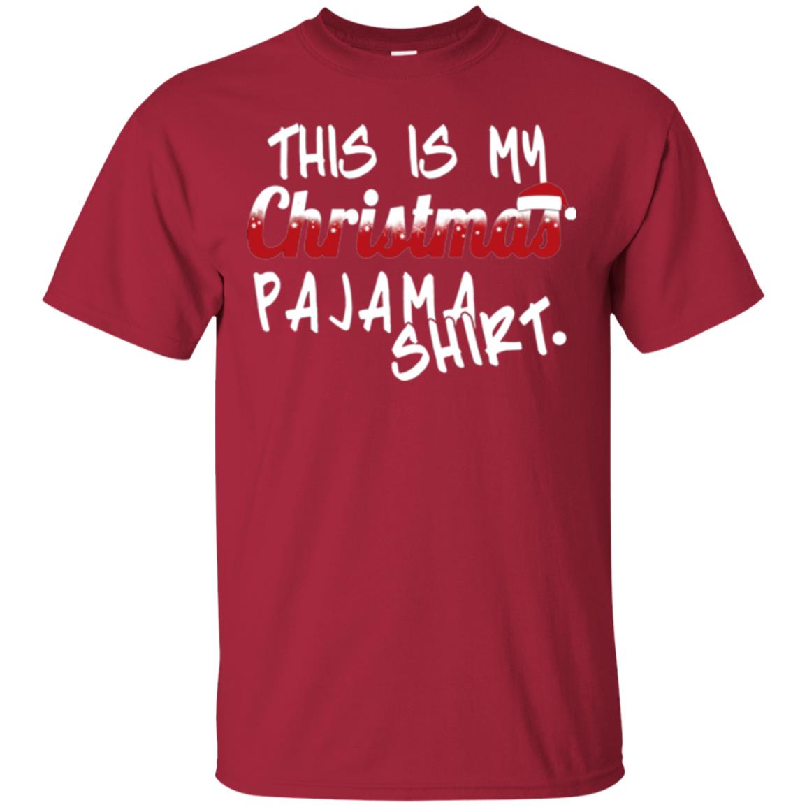 Christmas T-shirt This Is My Christmas Pajama Shirt Cardinal