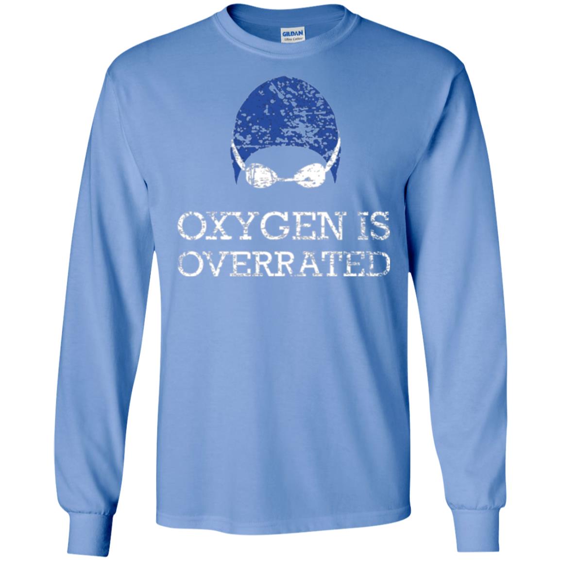 Swimming Lovers T-shirt Oxygen Is Overrated Carolina Blue