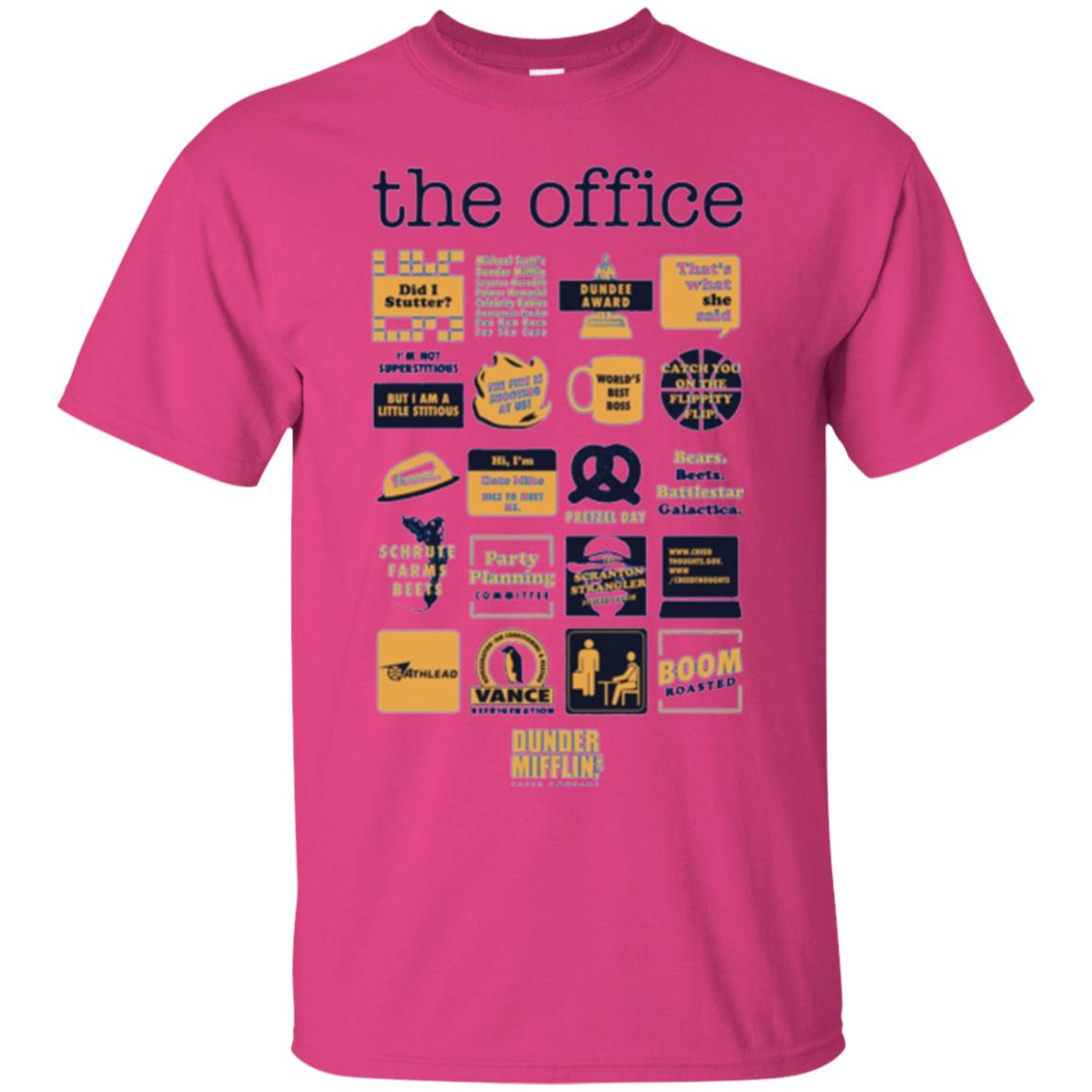 The Office Quote Mash-up Funny Official T-shirt Heliconia